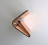 Christian Louboutin Macaron Flap Wallet clutch purse Poudre Pink Silver wrist strap bag Panettone