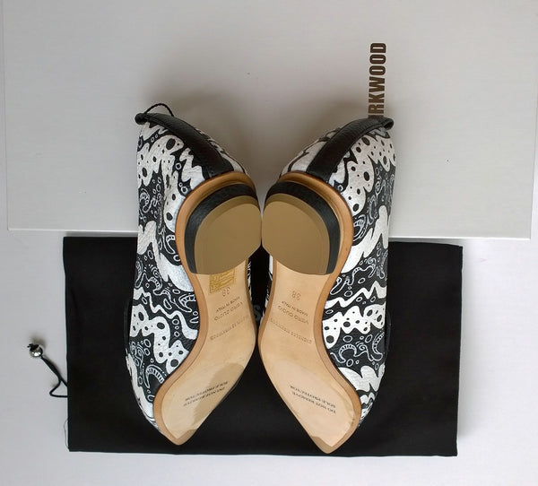 Nicholas Kirkwood Beya Handpainted Loafers Flats