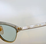 Gucci Mother of Pearl Rhinestone Sunglasses Shell Pixie