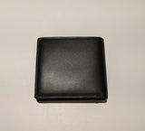 Loewe Anagram Black Leather Wallet with Coin Compartment