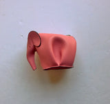 Loewe Elephant Coin Purse Leather Pouch Case Pink