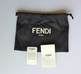 Fendi Micro Baguette With Fur Eyes and Rhinestone Details