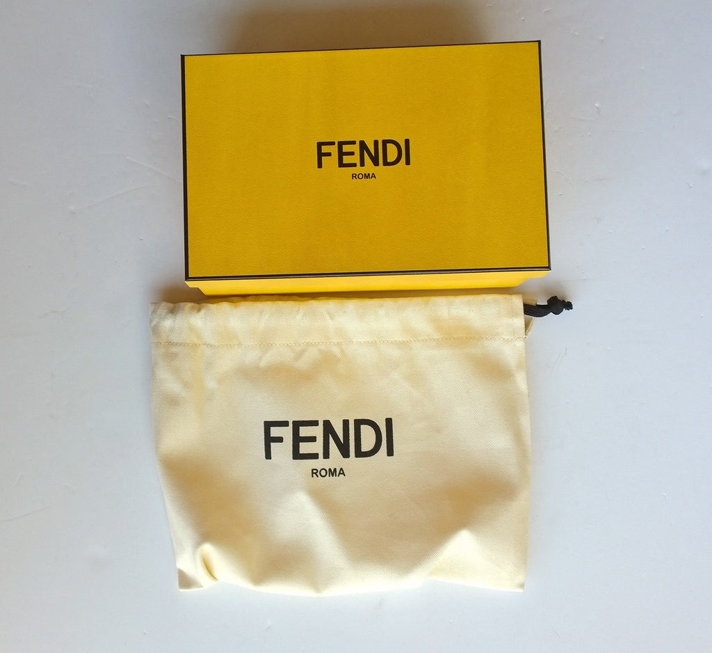 Fendi Fruits Fox Fur Bag Charm in Yellow