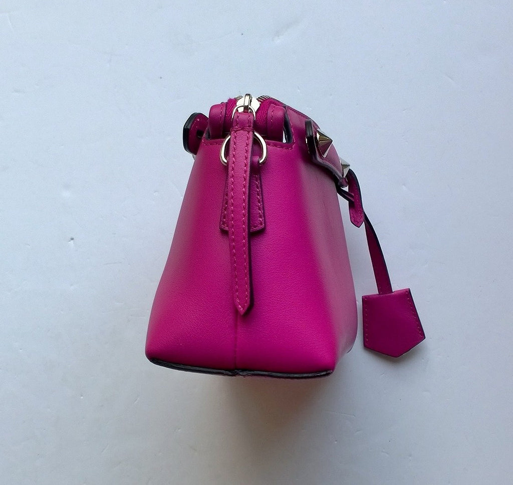 By The Way Mini - Pink leather small Boston bag