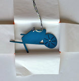 Hermès Petit H Bicycle Charm in Brown and Blue