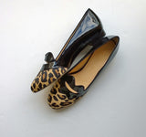 Charlotte Olympia Bisoux Patent Leather and Pony Flats Sale Shoes