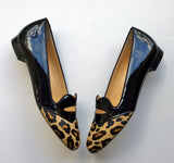 Charlotte Olympia Bisoux Patent Leather and Pony Flats Sale Shoes