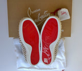 Christian Louboutin Roller Boat Studs Sneakers new in box spikes silver