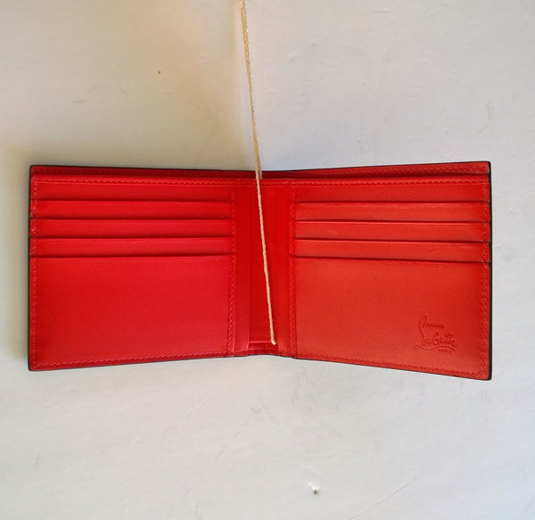 Christian Louboutin Coolcard Leather Wallet with Red Sole Detail