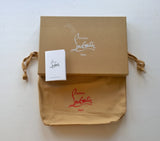Christian Louboutin Loubicute Clutch Bag in Black Leather with Charms