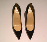 Christian Louboutin Kate 85 Black Patent Heels