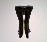 Repetto Cendrillon Black Patent Ballet Flat Shoes