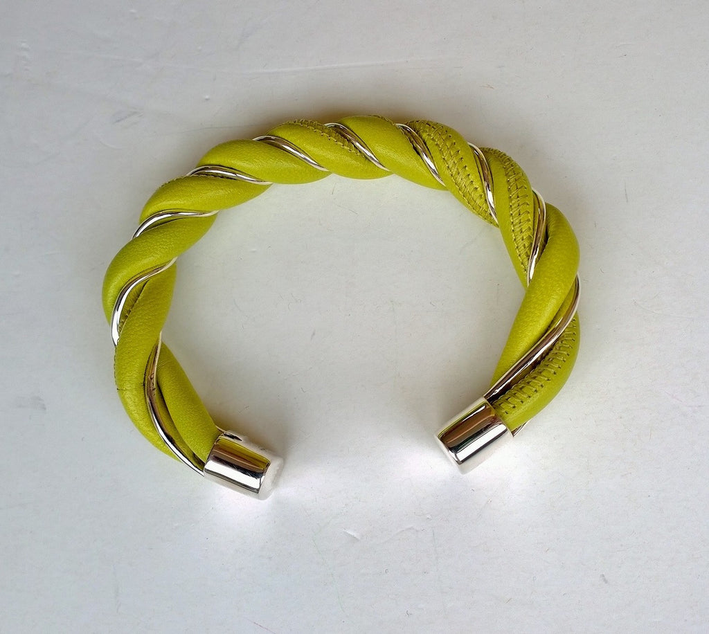 BOTTEGA VENETA - SPIRAL NAPPA BRACELET - Eleonora Bonucci