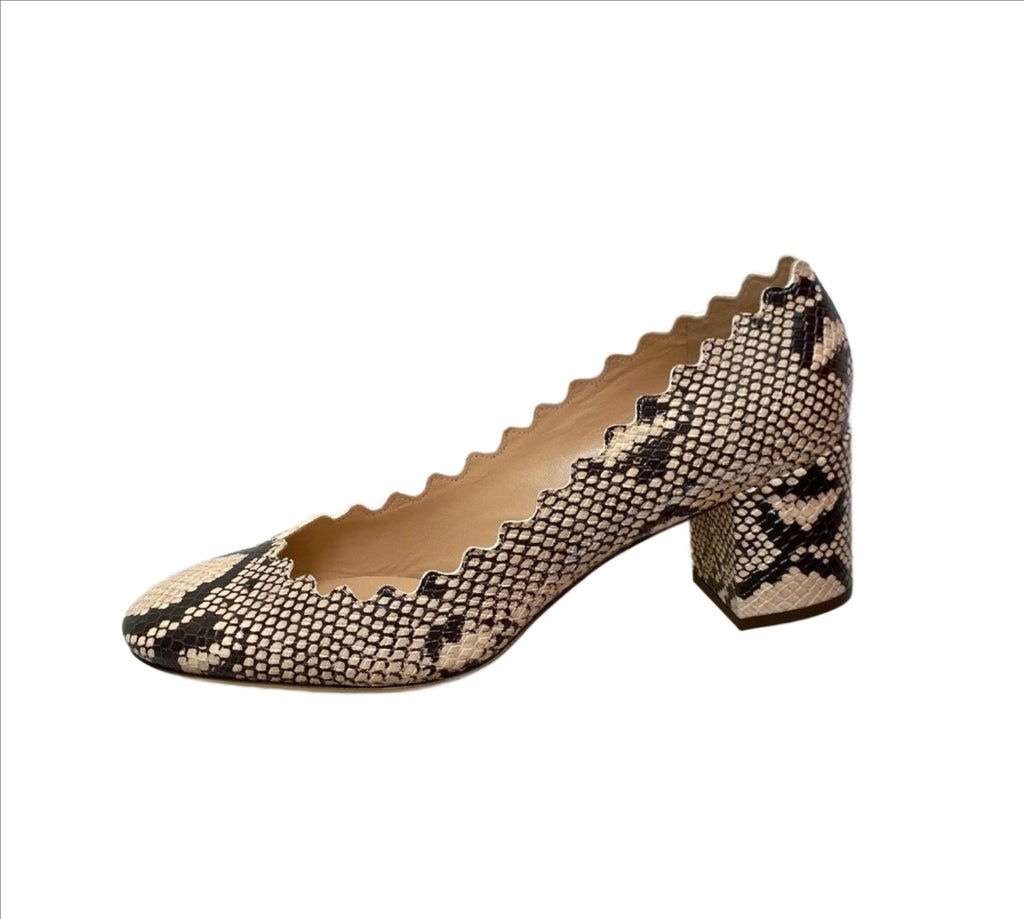 Abby - Ballerina Flat Snake Print Shoes for Women