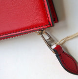 Alexander McQueen Card Wallet Zipper Case with Skull Detail
